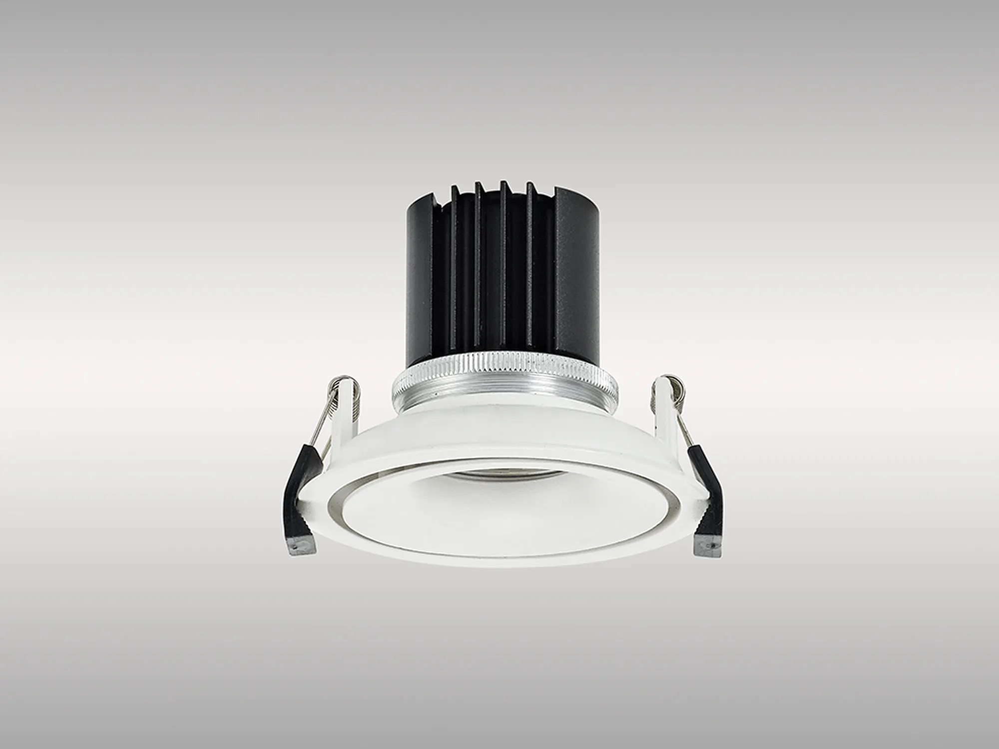DM202020  Bolor 9 Tridonic Powered 9W 3000K 840lm 24° CRI>90 LED Engine White/White Fixed Recessed Spotlight, IP20